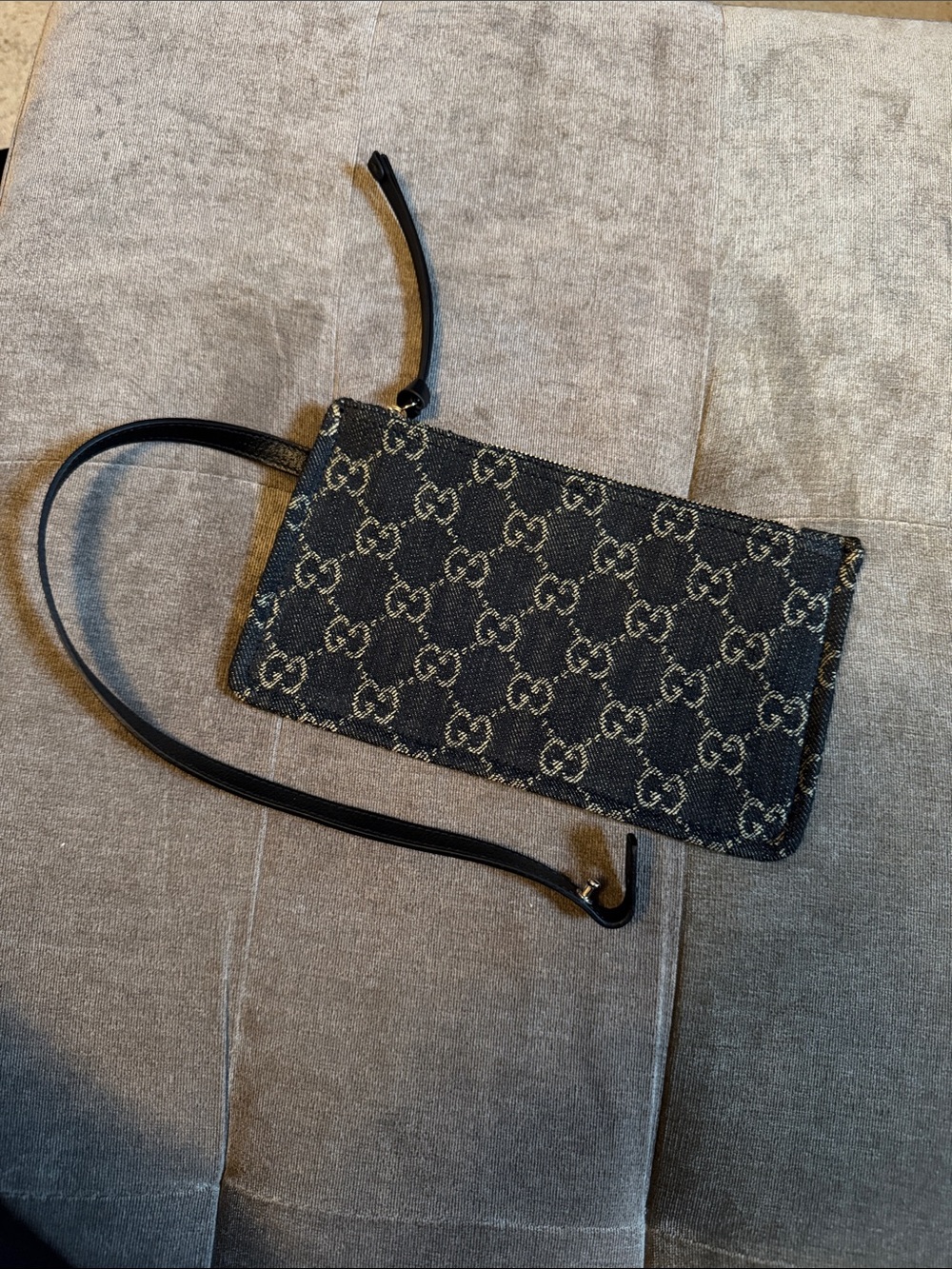 Gucci Black GG Monogram wristlet (from Small Giglio)